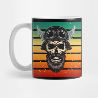 Crazy motorcyclist Mug